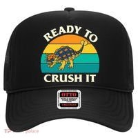 Ready To Crush It Dinosaur Dino Paleontologist Ankylosaurus Hat thumb 0