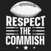 Respect The Commish Fantasy Football Commish Women's Sweatshirt thumb 2