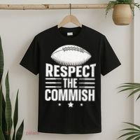 Respect The Commish Fantasy Football Commish T-Shirt thumb 2