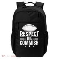 Respect The Commish Fantasy Football Commish Backpack thumb 0