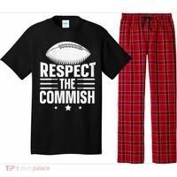 Respect The Commish Fantasy Football Commish Pajama Set thumb 0