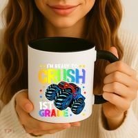 Ready To Crush First Grade 1st Day Of School Monster Truck Gift Coffee Mug thumb 3