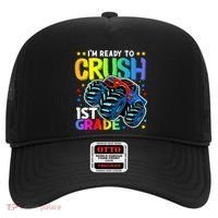 Ready To Crush First Grade 1st Day Of School Monster Truck Gift Hat thumb 0