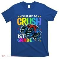 Ready To Crush First Grade 1st Day Of School Monster Truck Gift T-Shirt thumb 0