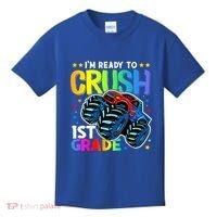 Ready To Crush First Grade 1st Day Of School Monster Truck Gift Kids T-Shirt thumb 0