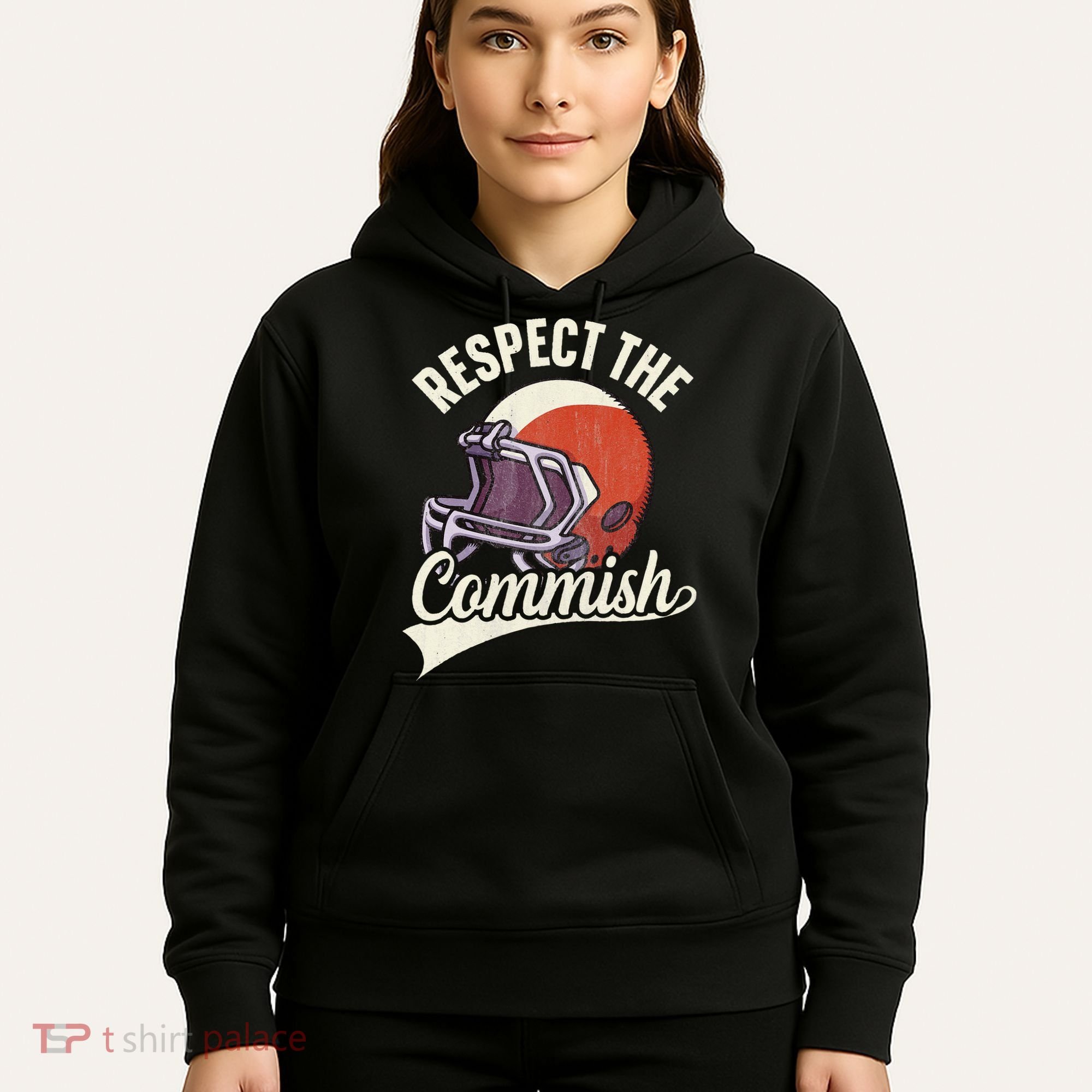 Respect The Commish Fantasy Football Commish Hoodie
