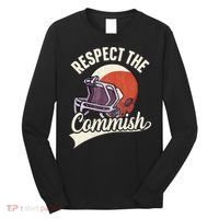 Respect The Commish Fantasy Football Commish Long Sleeve Shirt thumb 0