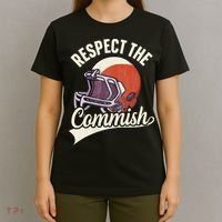 Respect The Commish Fantasy Football Commish T-Shirt thumb 4