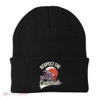 Respect The Commish Fantasy Football Commish Beanie thumb 0