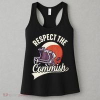 Respect The Commish Fantasy Football Commish Women's Tank Top thumb 3
