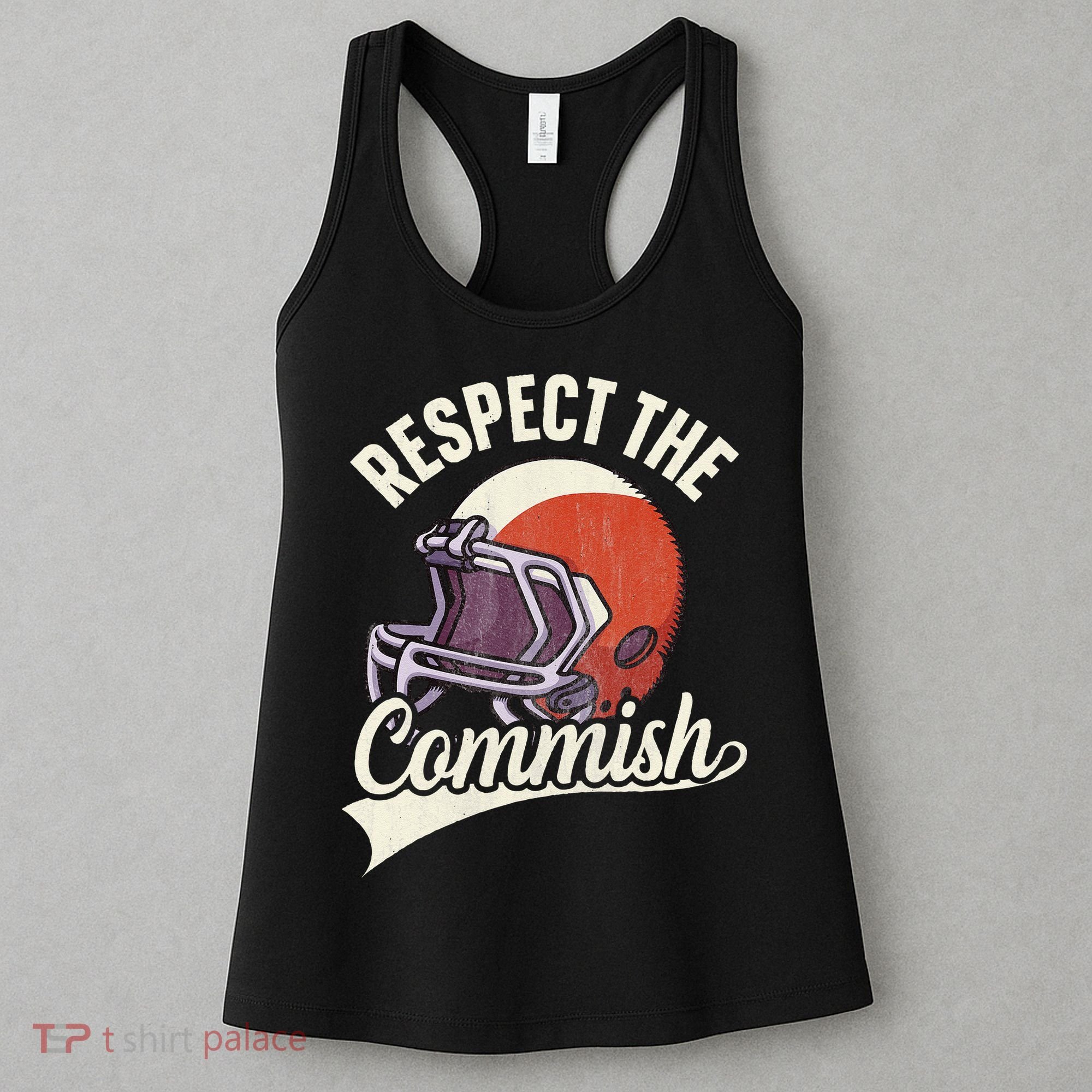 Respect The Commish Fantasy Football Commish Women's Tank Top