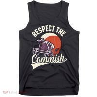 Respect The Commish Fantasy Football Commish Tank Top thumb 0