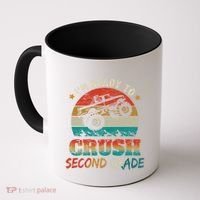 Ready To Crush Second Grade Back To School Monster Truck Boy Gift Coffee Mug thumb 0