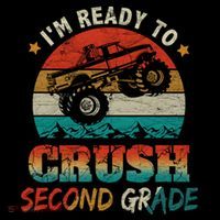 Ready To Crush Second Grade Back To School Monster Truck Boy Gift Coffee Mug thumb 5