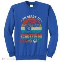 Ready To Crush Second Grade Back To School Monster Truck Boy Gift Sweatshirt thumb 0