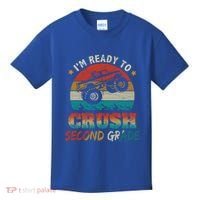 Ready To Crush Second Grade Back To School Monster Truck Boy Gift Kids T-Shirt thumb 0