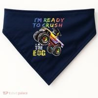 Ready To Crush The Eog North Carolina End Of Grade Test USA-Made Doggie Bandana thumb 0