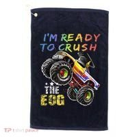 Ready To Crush The Eog North Carolina End Of Grade Test Golf Towel thumb 0