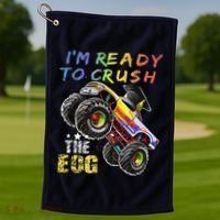 Ready To Crush The Eog North Carolina End Of Grade Test Golf Towel thumb 1
