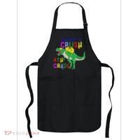 Ready to Crush 4th Grade Dinosaur Back to School Apron thumb 0