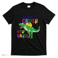 Ready to Crush 4th Grade Dinosaur Back to School T-Shirt thumb 0