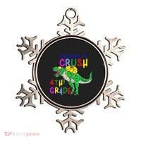 Ready to Crush 4th Grade Dinosaur Back to School Ornament thumb 0