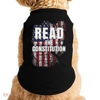 Read The Constitution ItS Bill Of Rights & Amendments Doggie Tank thumb 0