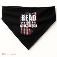 Read The Constitution ItS Bill Of Rights & Amendments USA-Made Doggie Bandana thumb 0