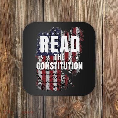Read The Constitution ItS Bill Of Rights & Amendments Coaster