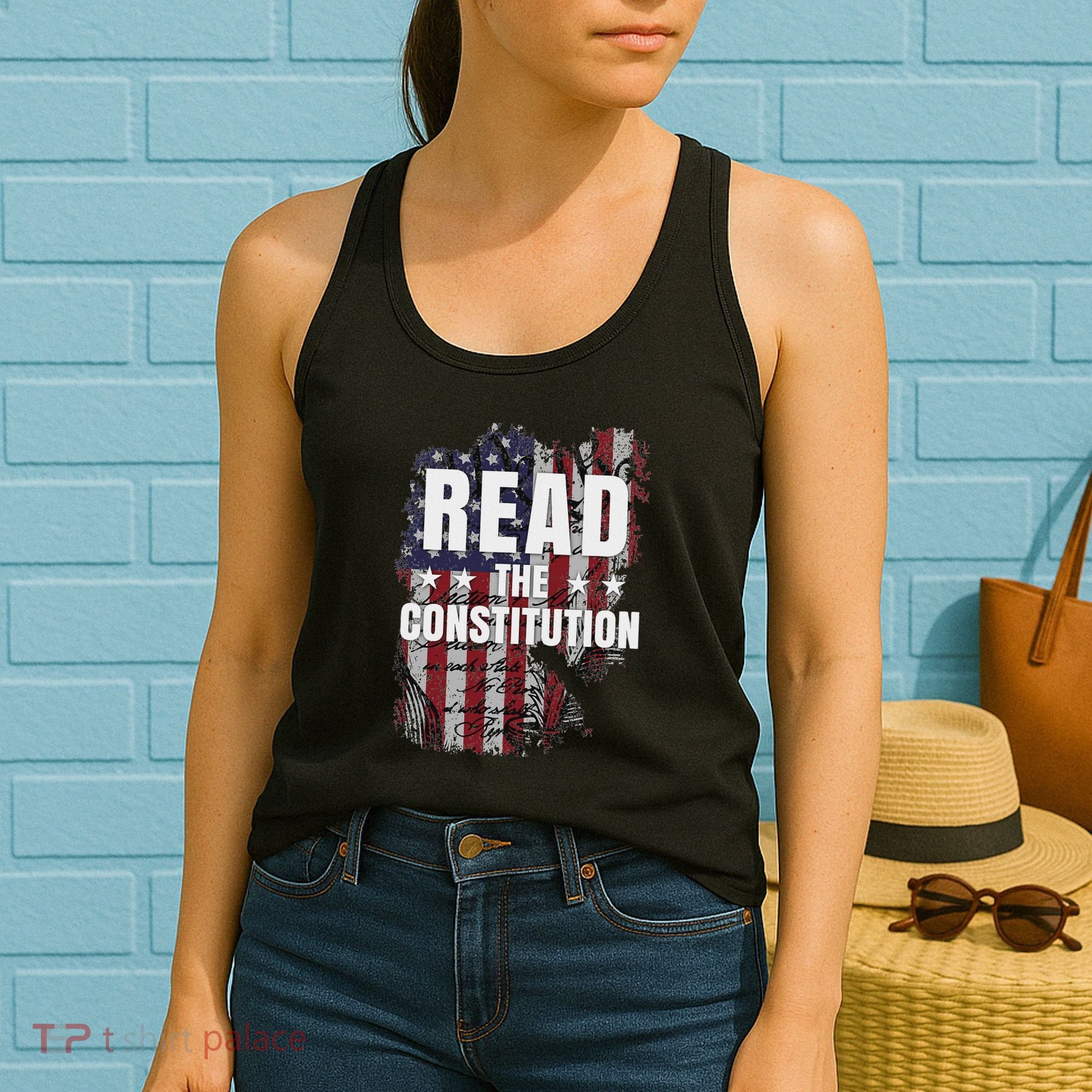 Read The Constitution ItS Bill Of Rights & Amendments Women's Tank Top