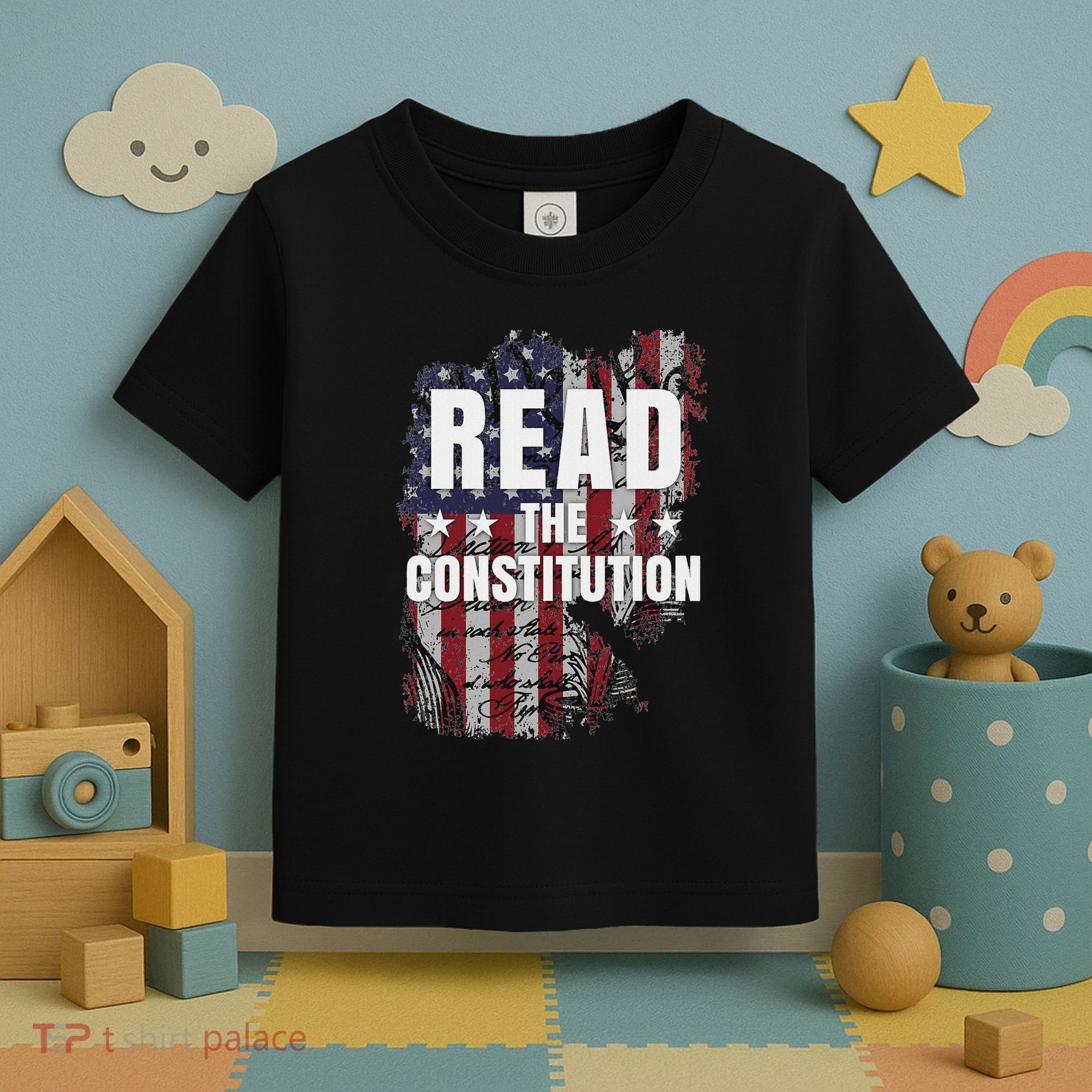 Read The Constitution ItS Bill Of Rights & Amendments Toddler T-Shirt