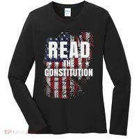 Read The Constitution ItS Bill Of Rights & Amendments Women's Long Sleeve Shirt thumb 0