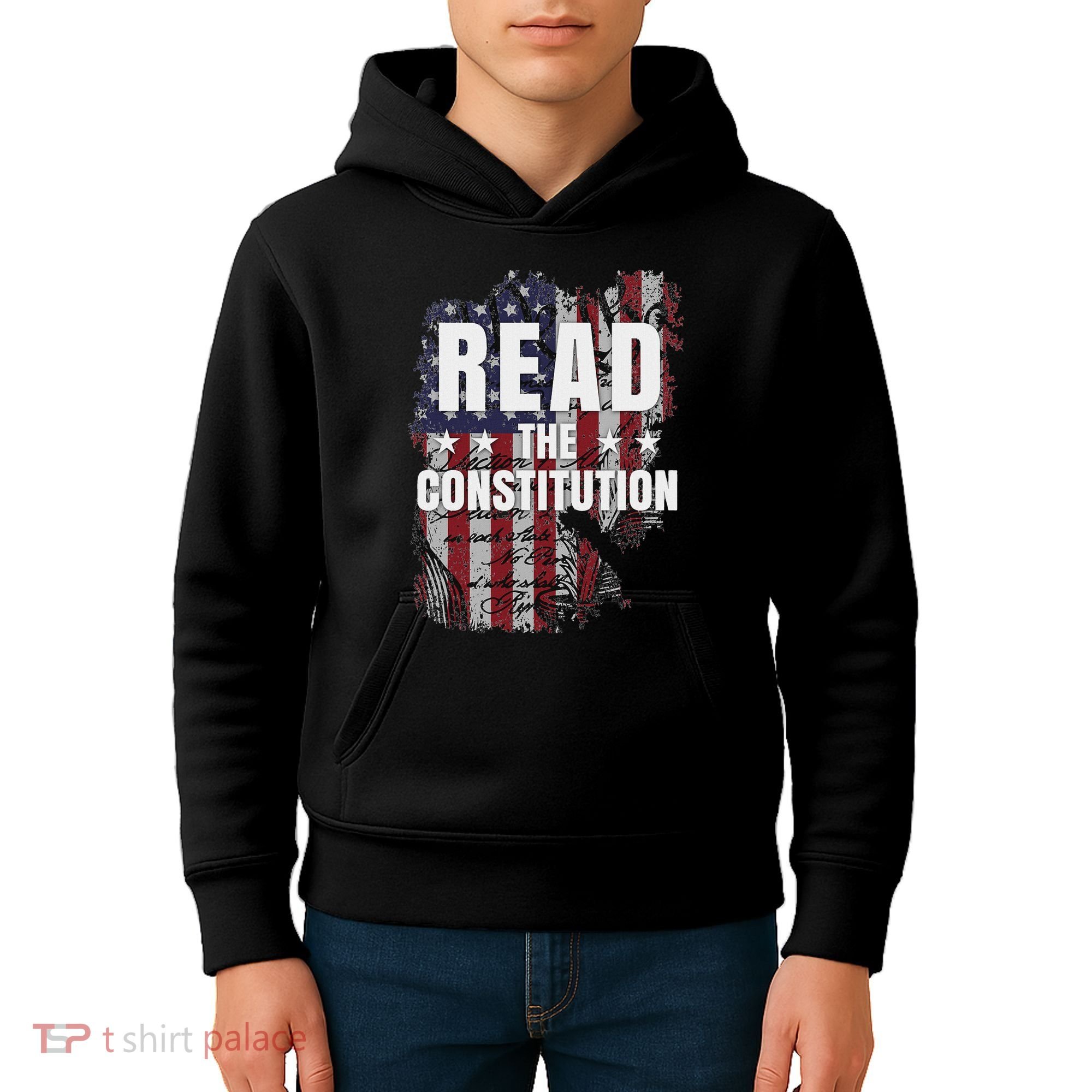 Read The Constitution ItS Bill Of Rights & Amendments Kids Hoodie