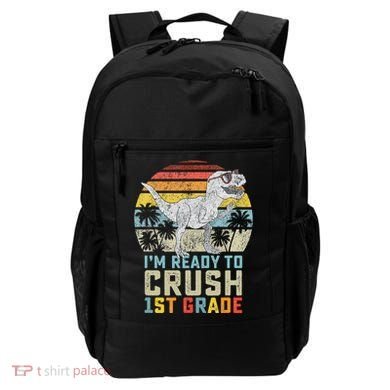 Ready To Crush First Grade 1st Day Of School Dinosaur Backpack