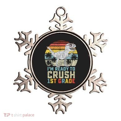 Ready To Crush First Grade 1st Day Of School Dinosaur Ornament