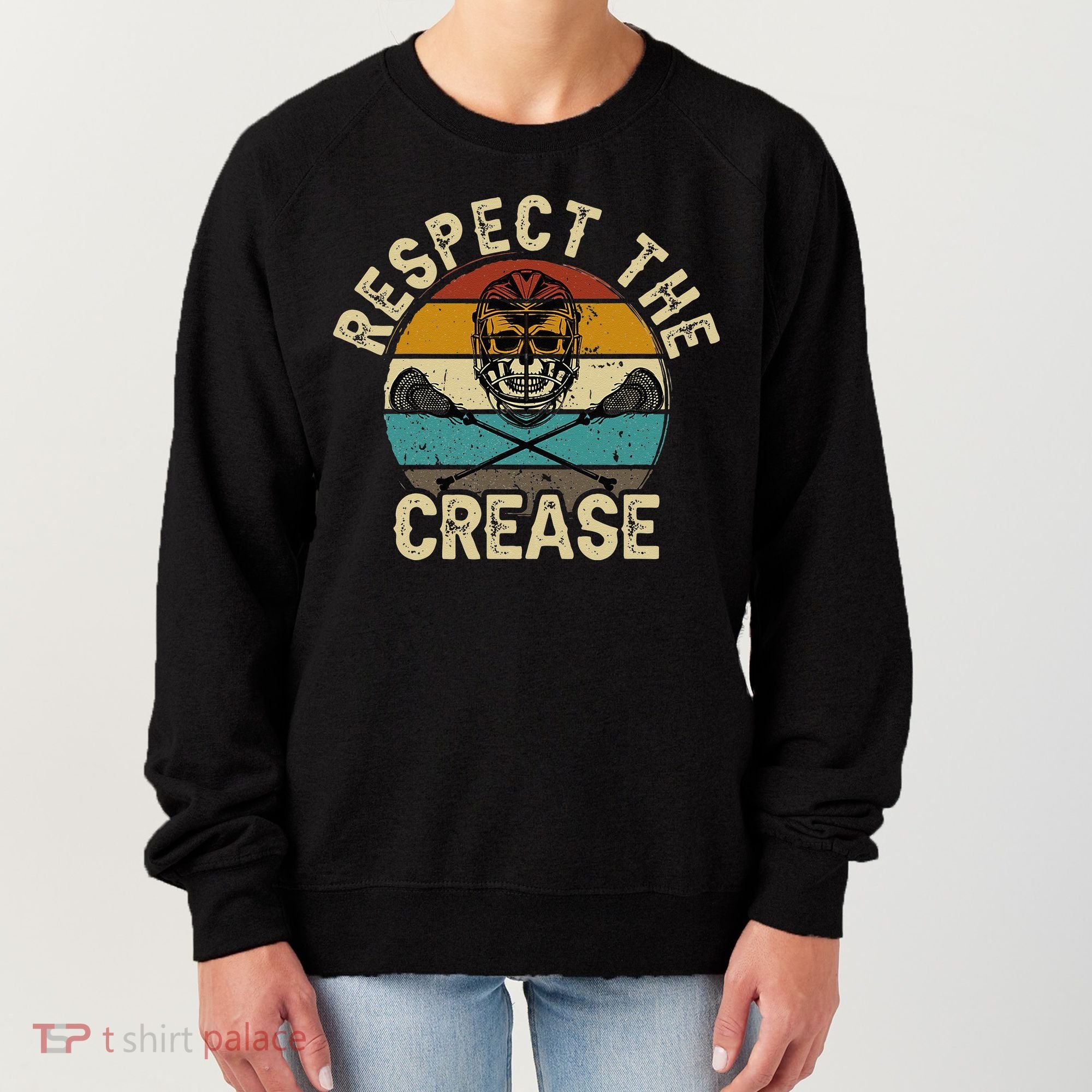 Respect the Crease Lacrosse Goalie Women's Sweatshirt