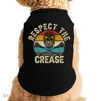 Respect the Crease Lacrosse Goalie Doggie Tank thumb 0