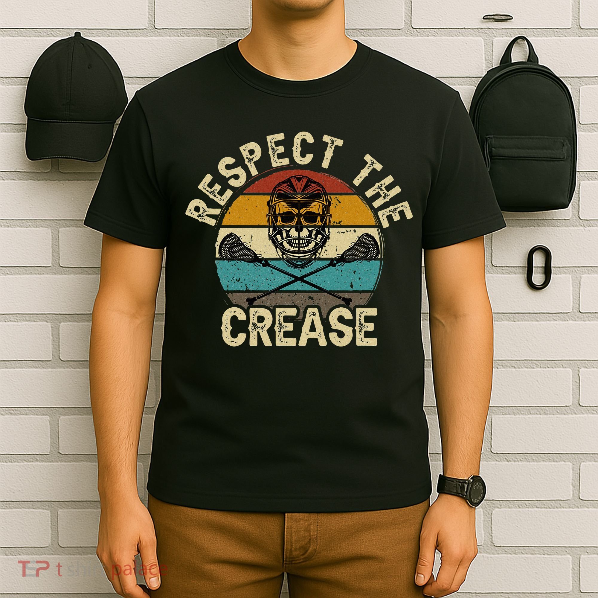 Respect the Crease Lacrosse Goalie T-Shirt