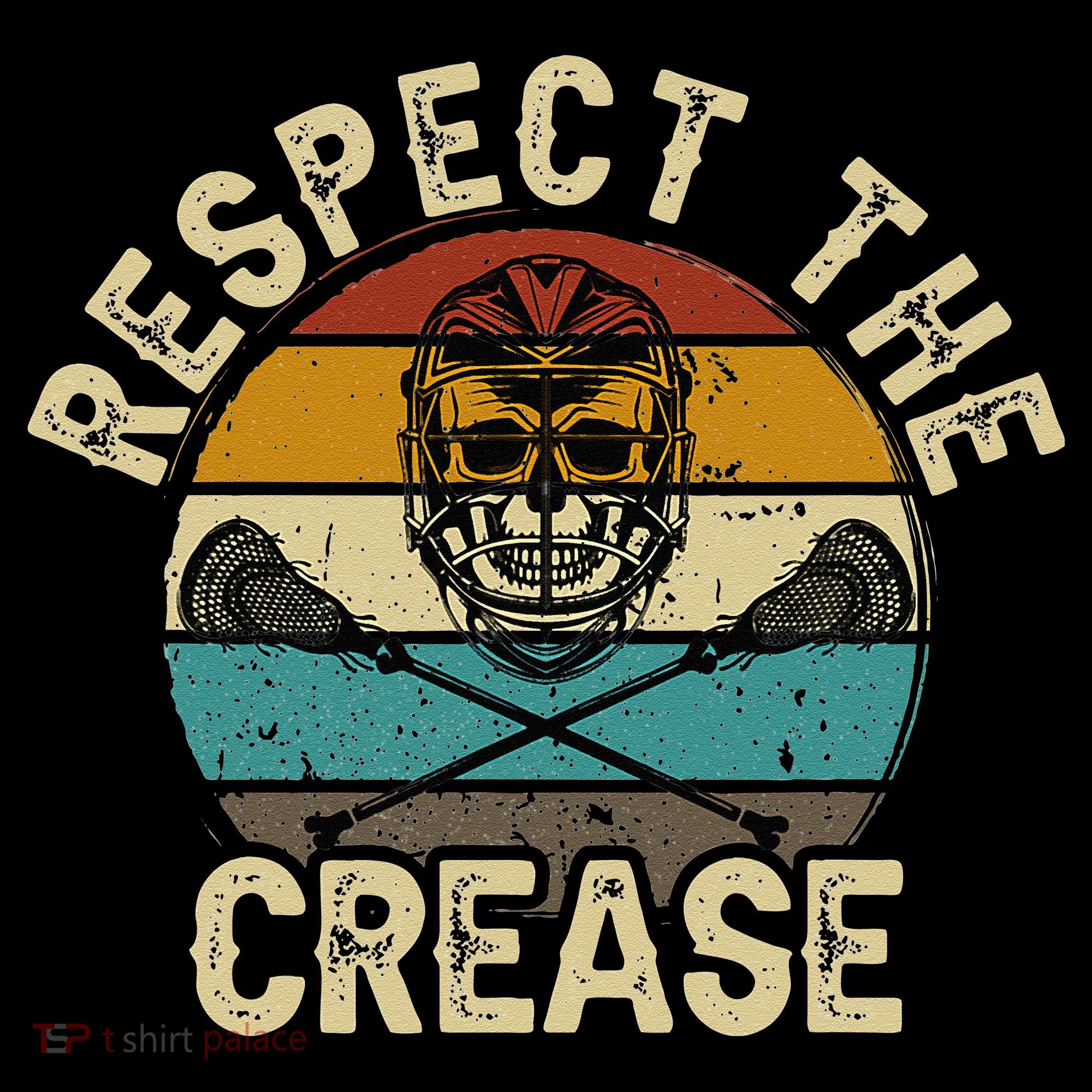 Respect the Crease Lacrosse Goalie Coaster