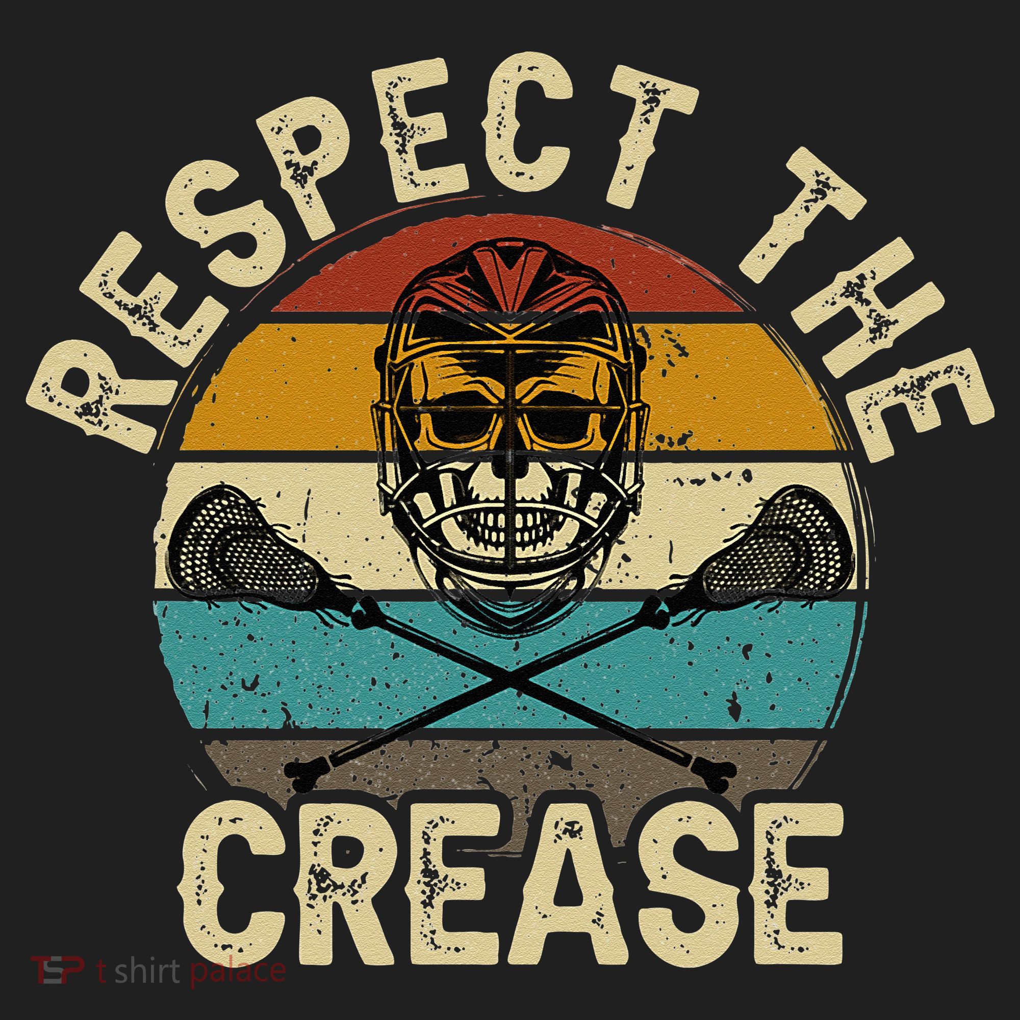Respect the Crease Lacrosse Goalie Golf Towel