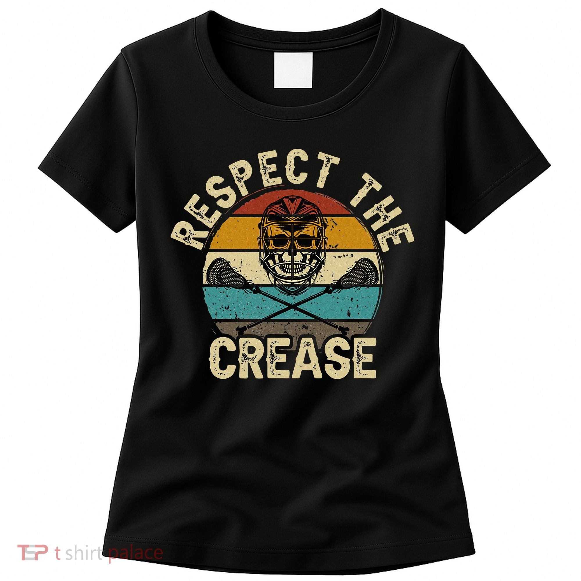 Respect the Crease Lacrosse Goalie Women's T-Shirt