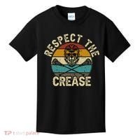 Respect the Crease Lacrosse Goalie Kids T-Shirt thumb 0