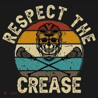 Respect the Crease Lacrosse Goalie Kids T-Shirt thumb 4