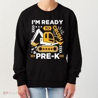 Ready To Crush Preschool Prek Construction Truck Boy Women's Sweatshirt thumb 0