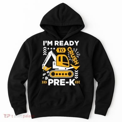 Ready To Crush Preschool Prek Construction Truck Boy Hoodie