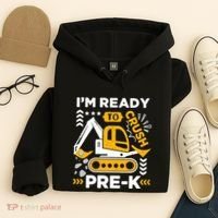 Ready To Crush Preschool Prek Construction Truck Boy Hoodie thumb 4