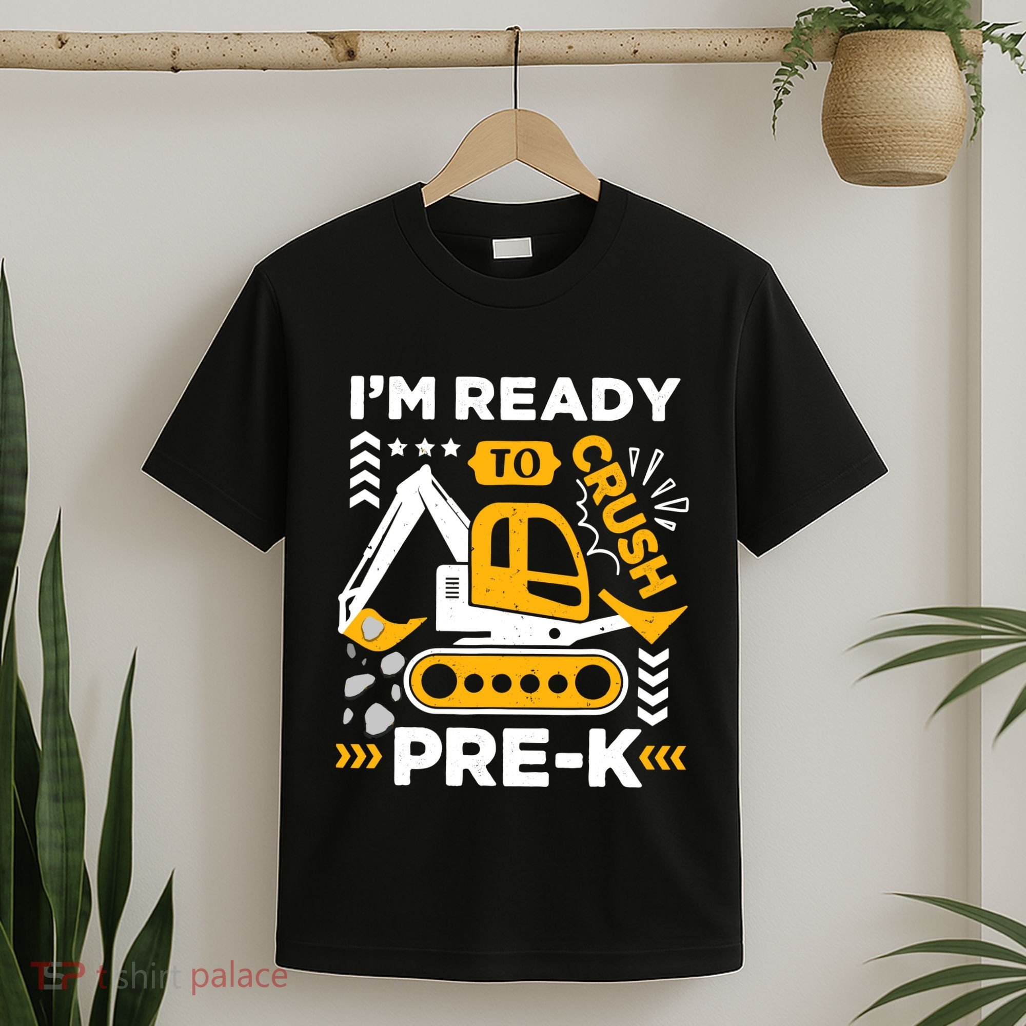 Ready To Crush Preschool Prek Construction Truck Boy T-Shirt