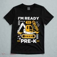 Ready To Crush Preschool Prek Construction Truck Boy T-Shirt thumb 5