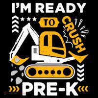 Ready To Crush Preschool Prek Construction Truck Boy Ornament thumb 1