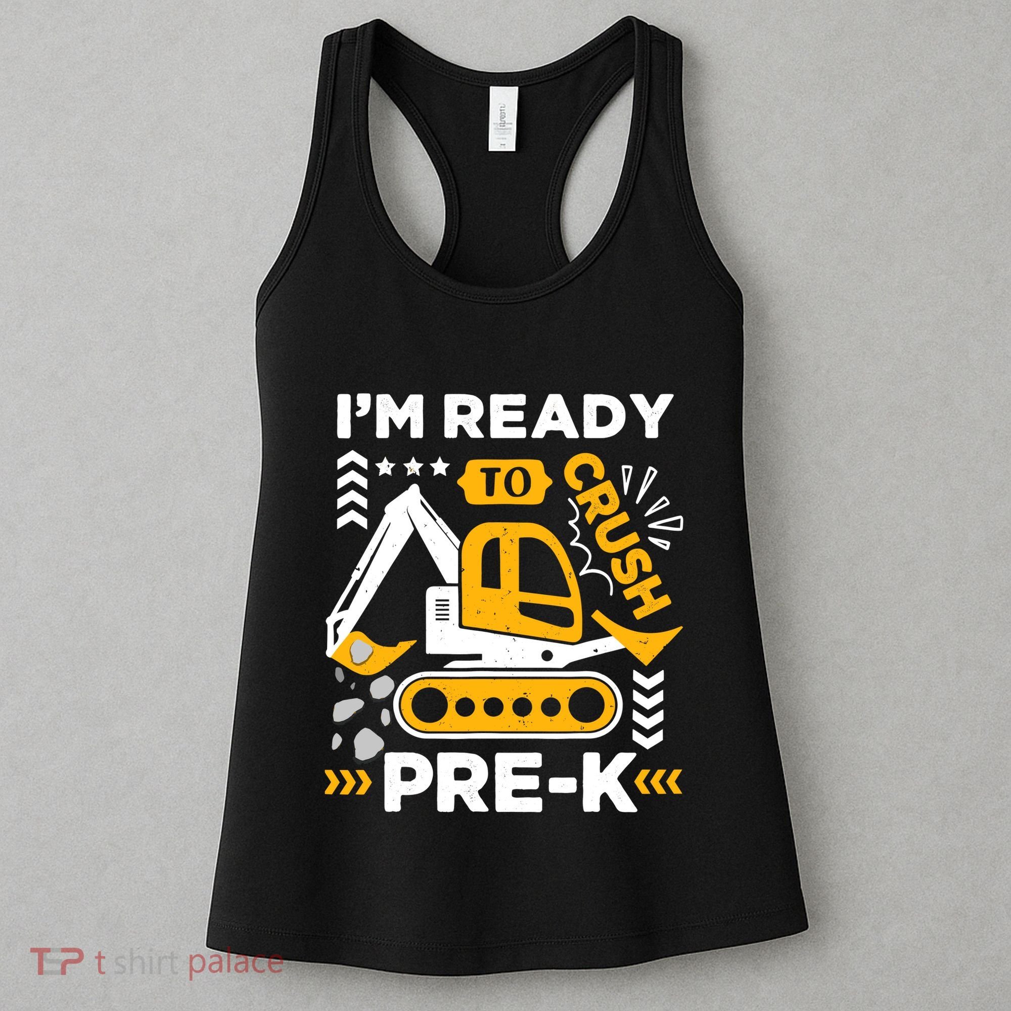 Ready To Crush Preschool Prek Construction Truck Boy Women's Tank Top